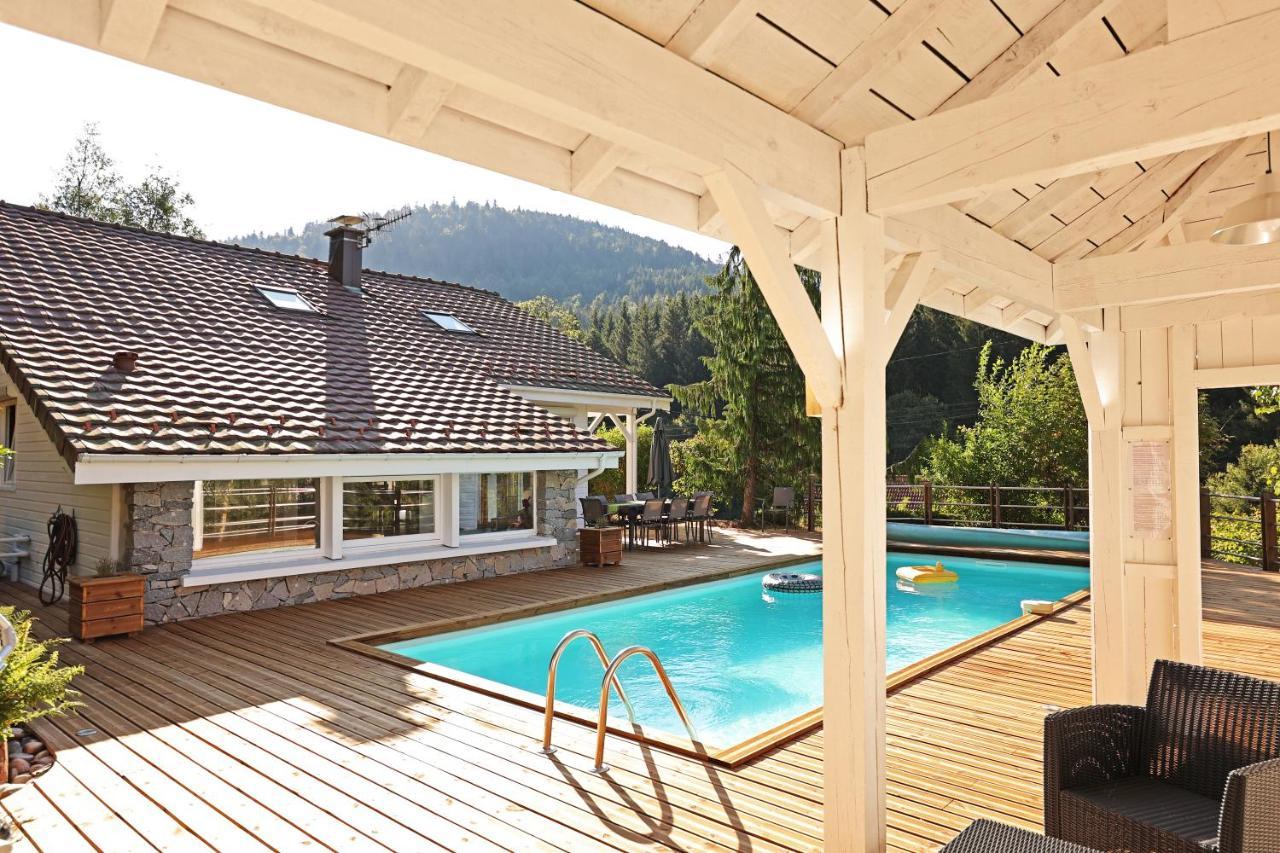 Le Chalet Blanc - Jacuzzi / Piscine / Sauna Gérardmer Esterno foto
