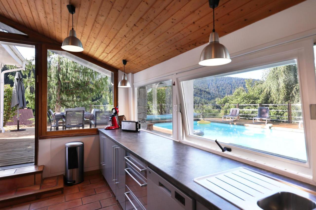Le Chalet Blanc - Jacuzzi / Piscine / Sauna Gérardmer Esterno foto